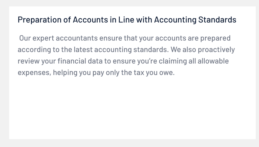 Annual Accounts Services