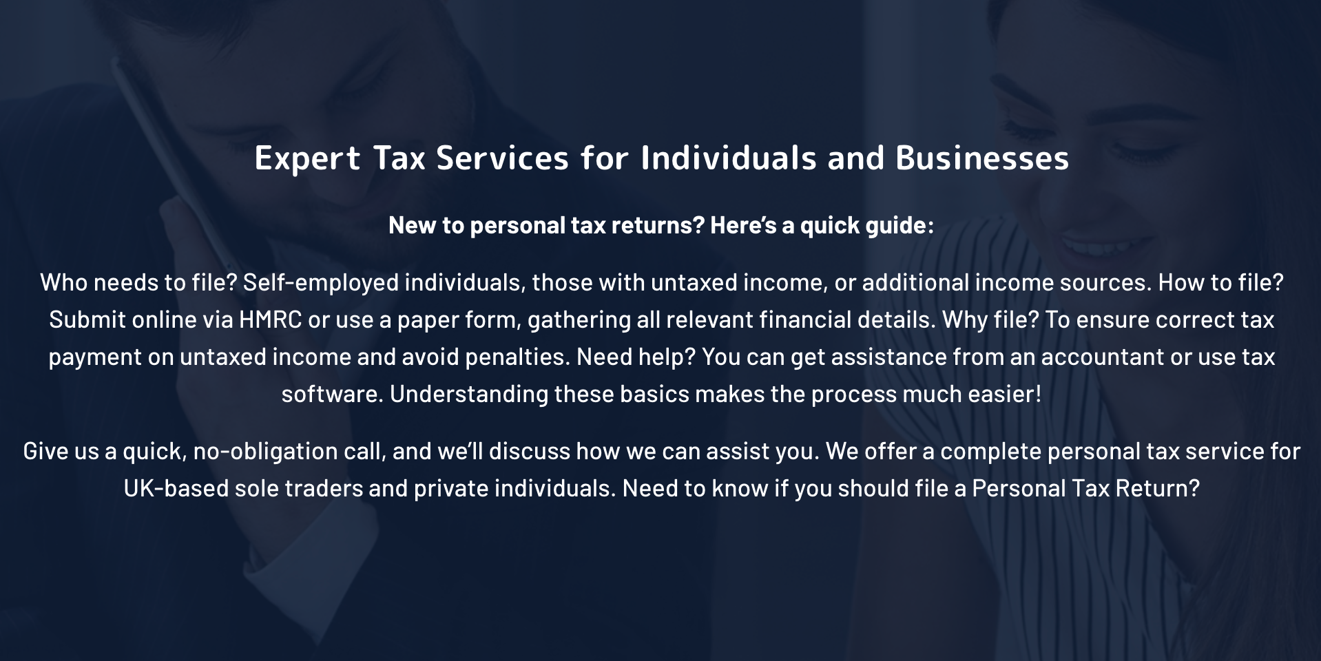 Personal Tax Accountants