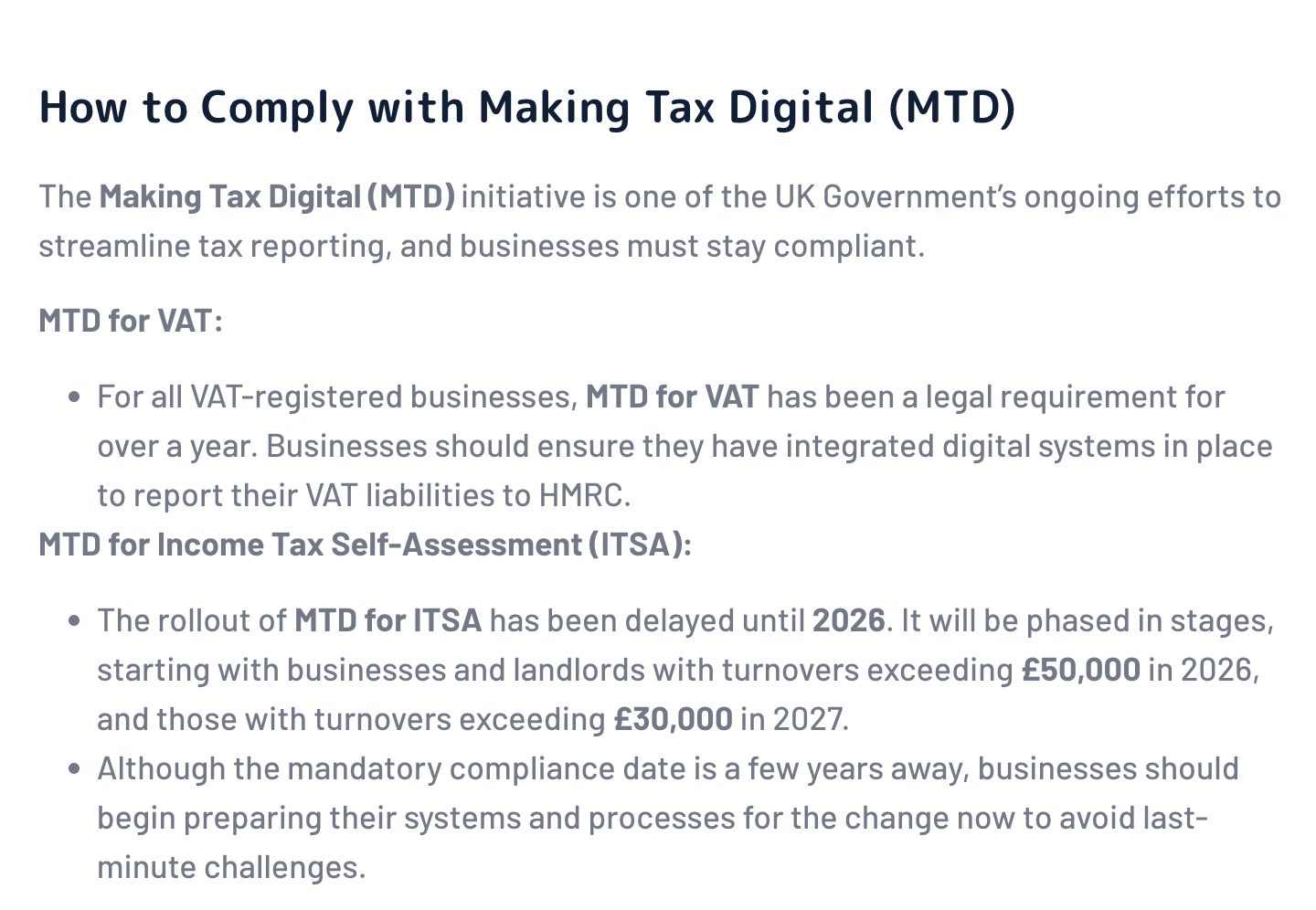 Business Tax Planning