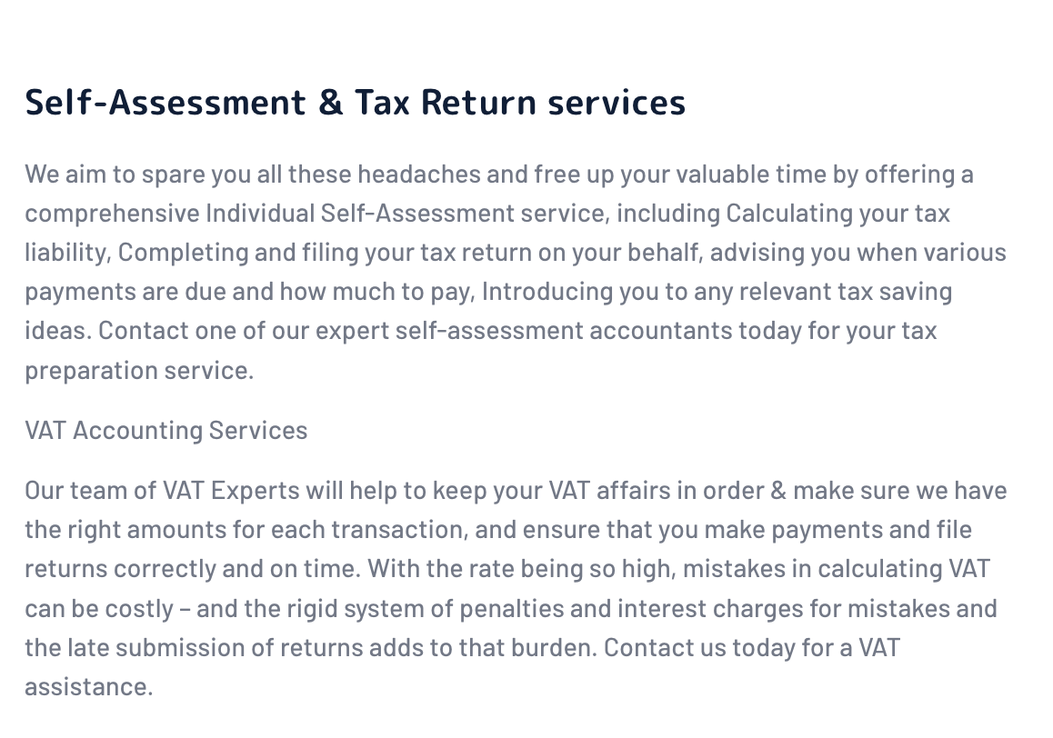 Bookkeeping Services